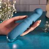 Evolved QUEEN OF ALL TRADES -  22.6 cm USB Rechargeable Thrusting & Rotating Vibrator